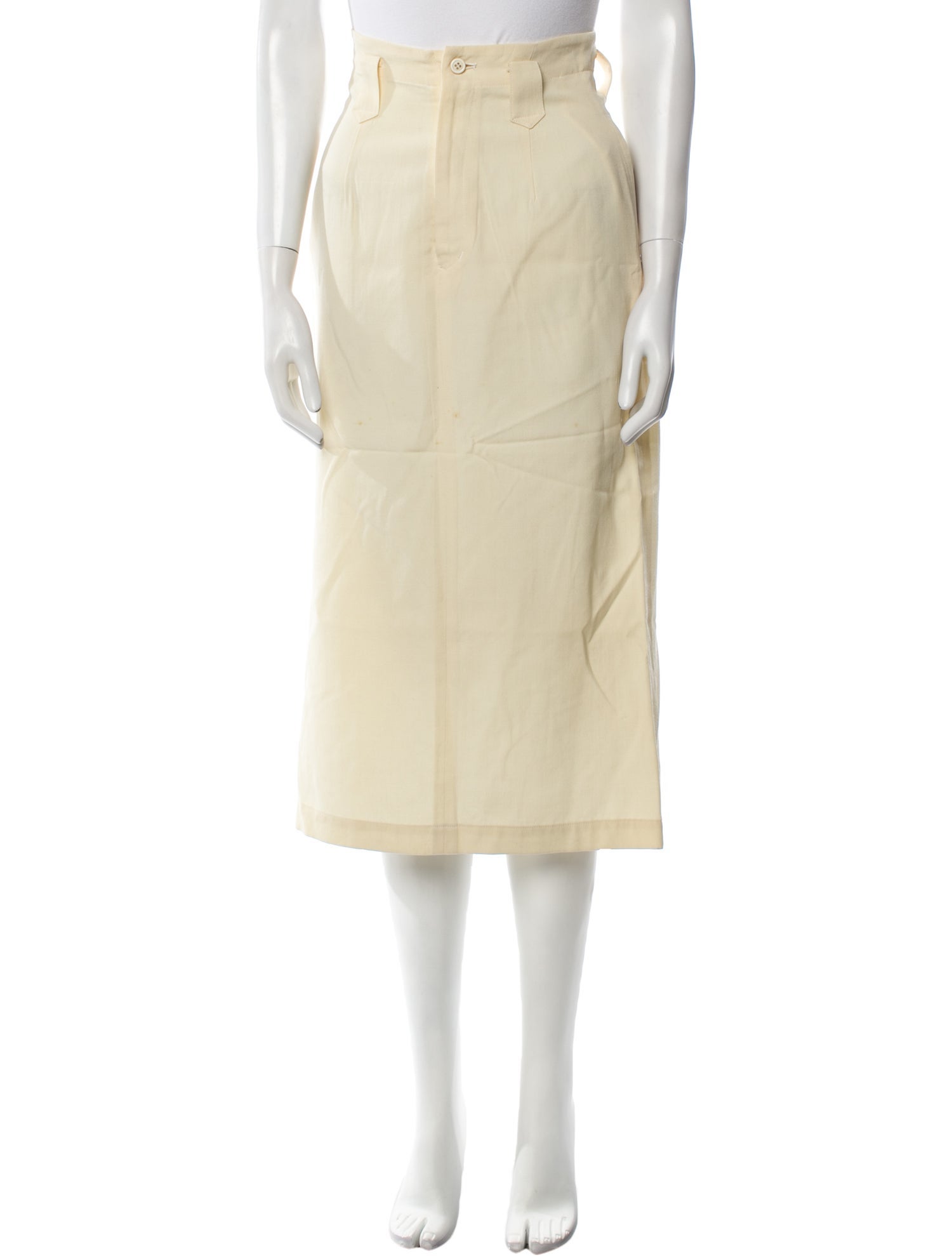 tricot COMME des GARÇONS Wool Midi Length Skirt